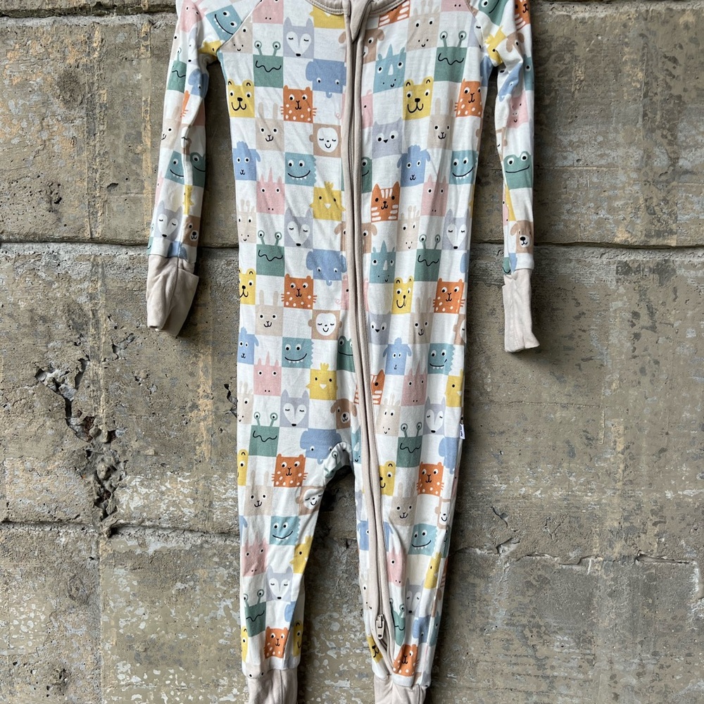Little Sleepies Zippy 12-18m Check Mate